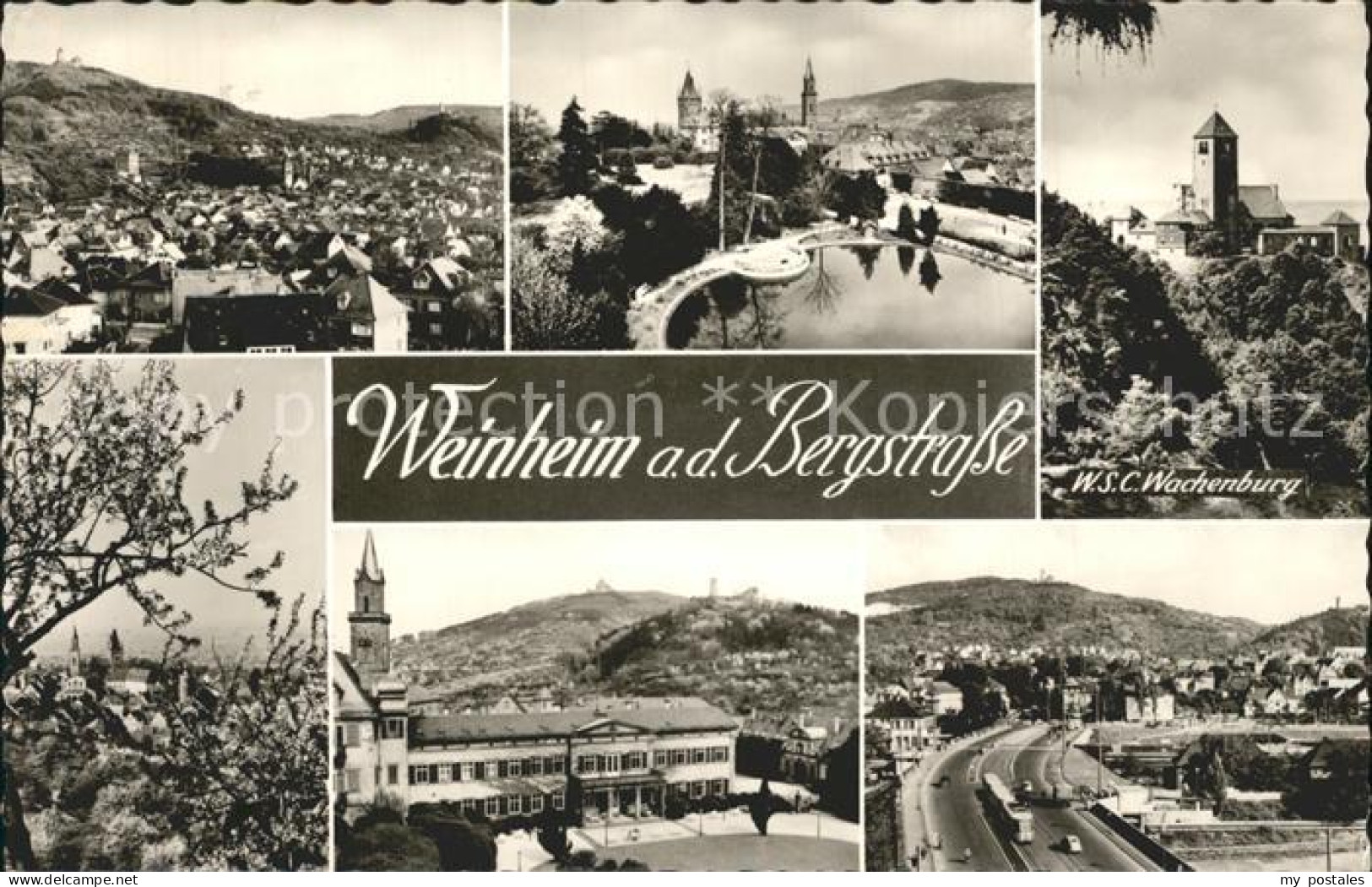 72273578 Weinheim Bergstrasse Mit Wachenburg Weinheim - Weinheim