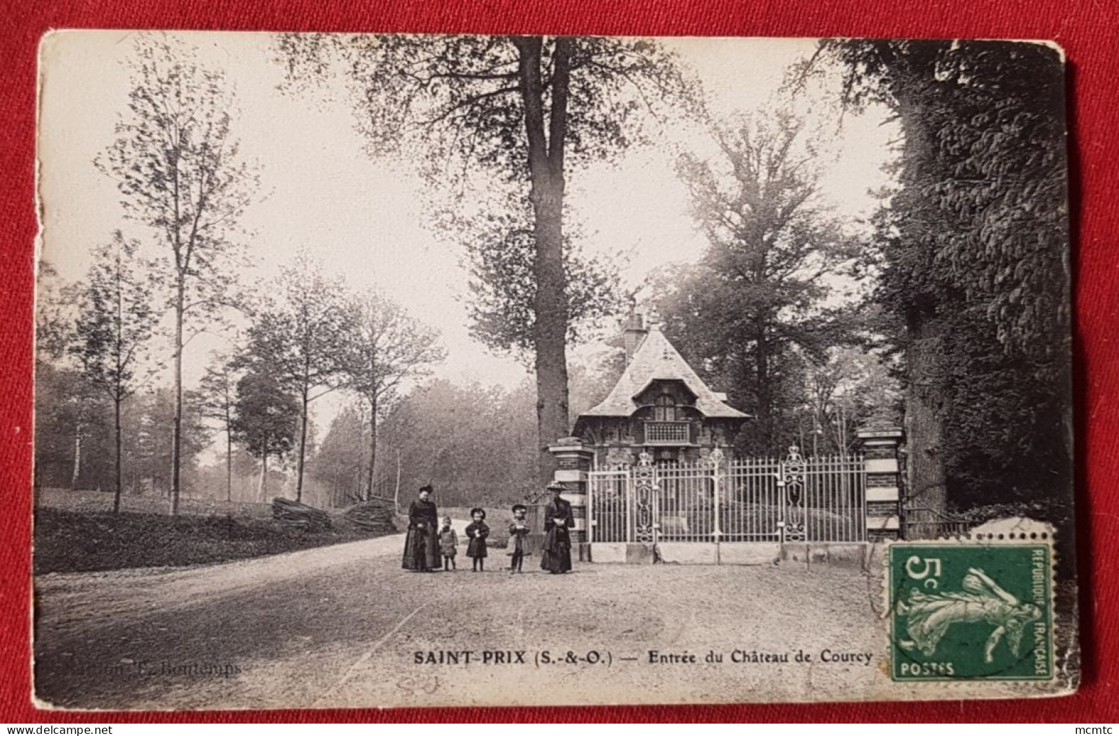 CPA -  Saint-Prix (S.-&-O.) - Entrée Du Château De Courcy - Saint-Prix