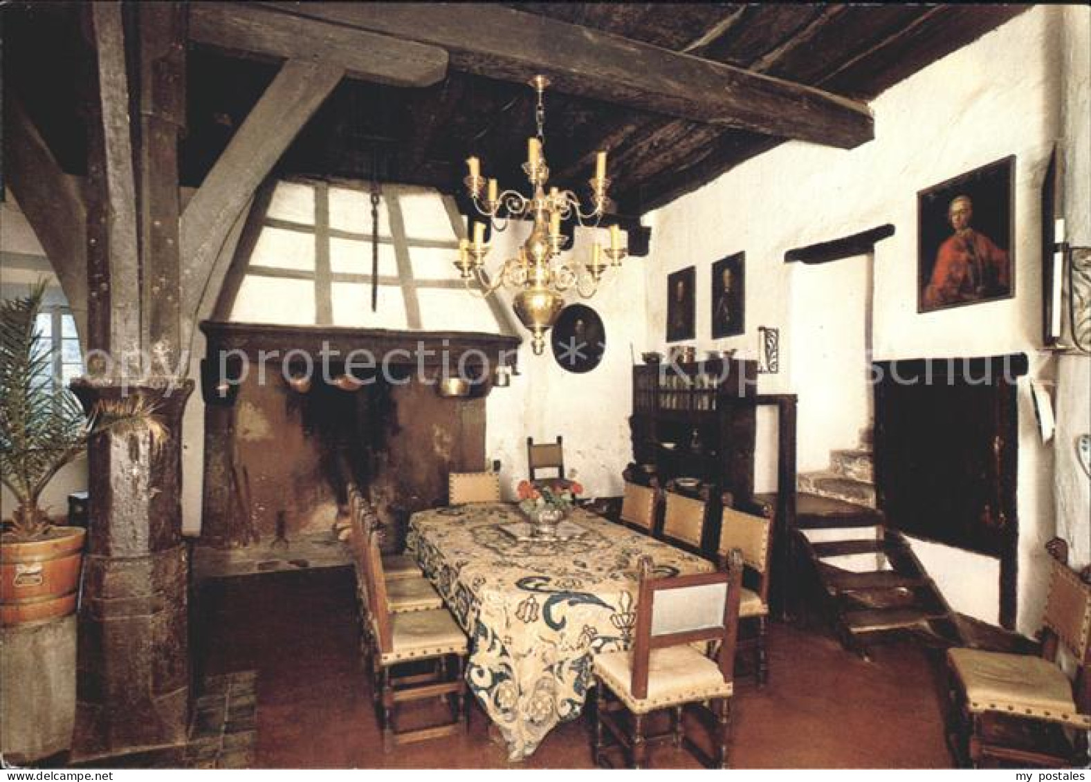 72270728 Mayen Schloss Buerresheim Gotische Kueche Kamin Mayen - Mayen