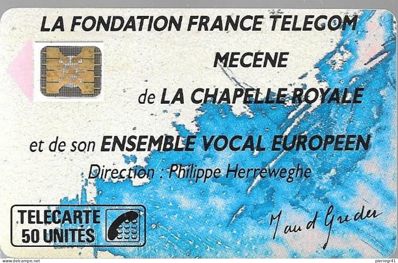 CARTE²°-PUBLIC-06/89-F 74.615-50U-SC4-CHAPELLE ROYALE 1-MONTPELLIER-UTILISEE-V° Pe 895708-TBE-LUXE - 1989