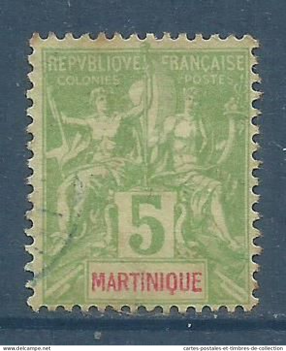 MARTINIQUE , Timbre Du Type De 1899-1906 , 5 Cts , N° Y&T 44 , ( O ) , µ - Used Stamps