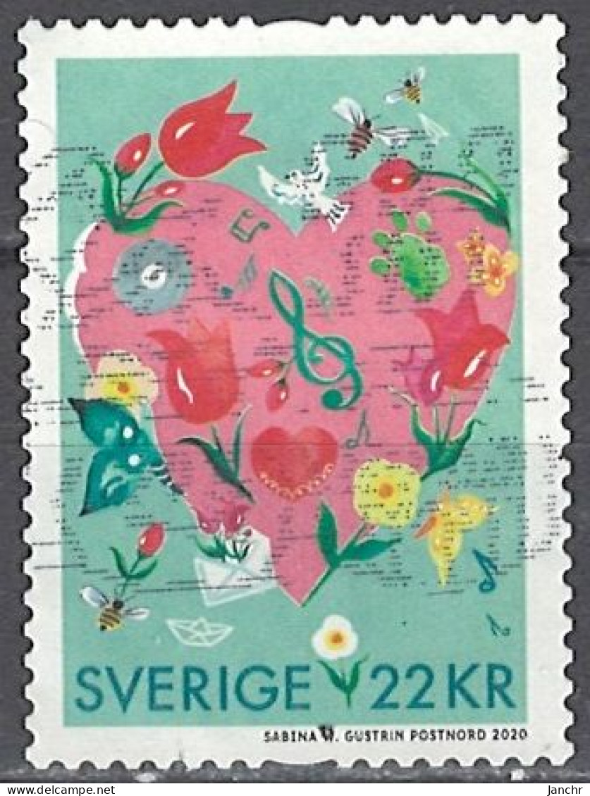 Sweden 2020. Mi.Nr. 3311, Used O - Oblitérés