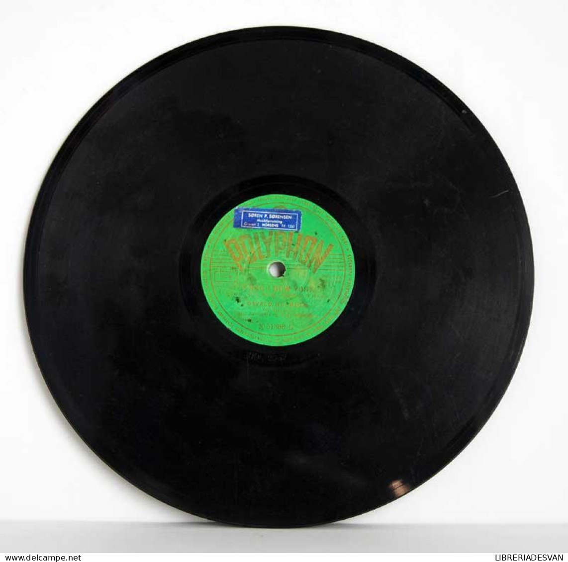 Osvald Helmuth - Krag I New York / Tippetoppen. Disco De Pizarra - 78 Rpm - Schellackplatten