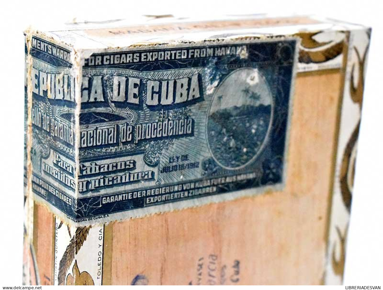 Antigua Caja De Puros Vacía 25 Londres El Potosí, Habana, Cuba - Otros & Sin Clasificación
