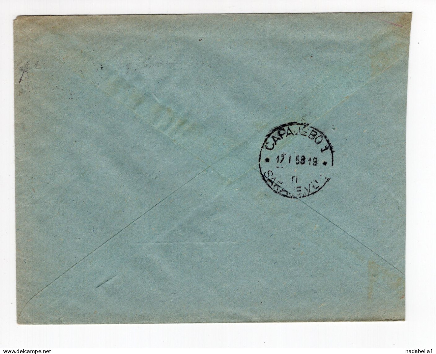 1958. YUGOSLAVIA,SLOVENIA,LJUBLJANA,SLOVENIJALES COVER TO SARAJEVO,FLAM: ORDER MAGAZINE - Cartas & Documentos