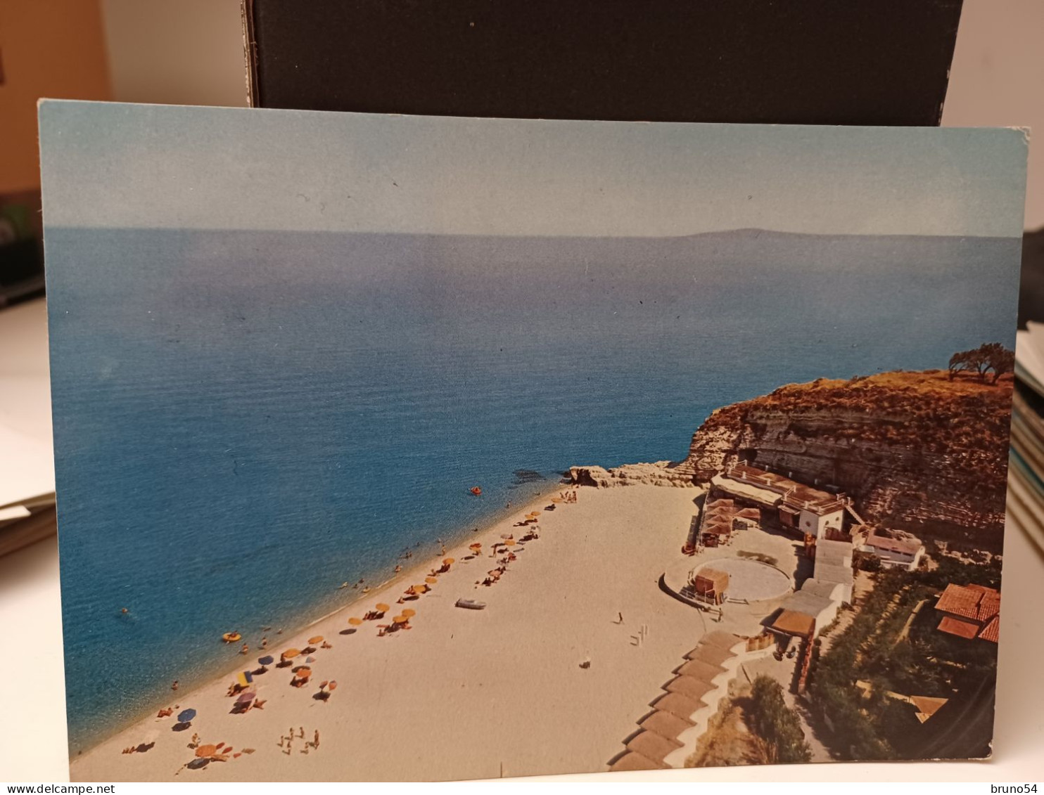 Cartolina Tropea  Provincia Vibo Valentia ,lido La Rotonda Anni 70 - Vibo Valentia