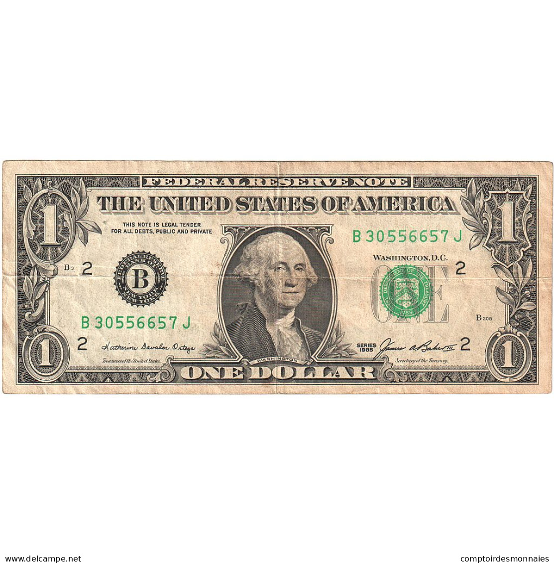 Billet, États-Unis, One Dollar, 1985, 1985, KM:3701, TTB - Federal Reserve (1928-...)