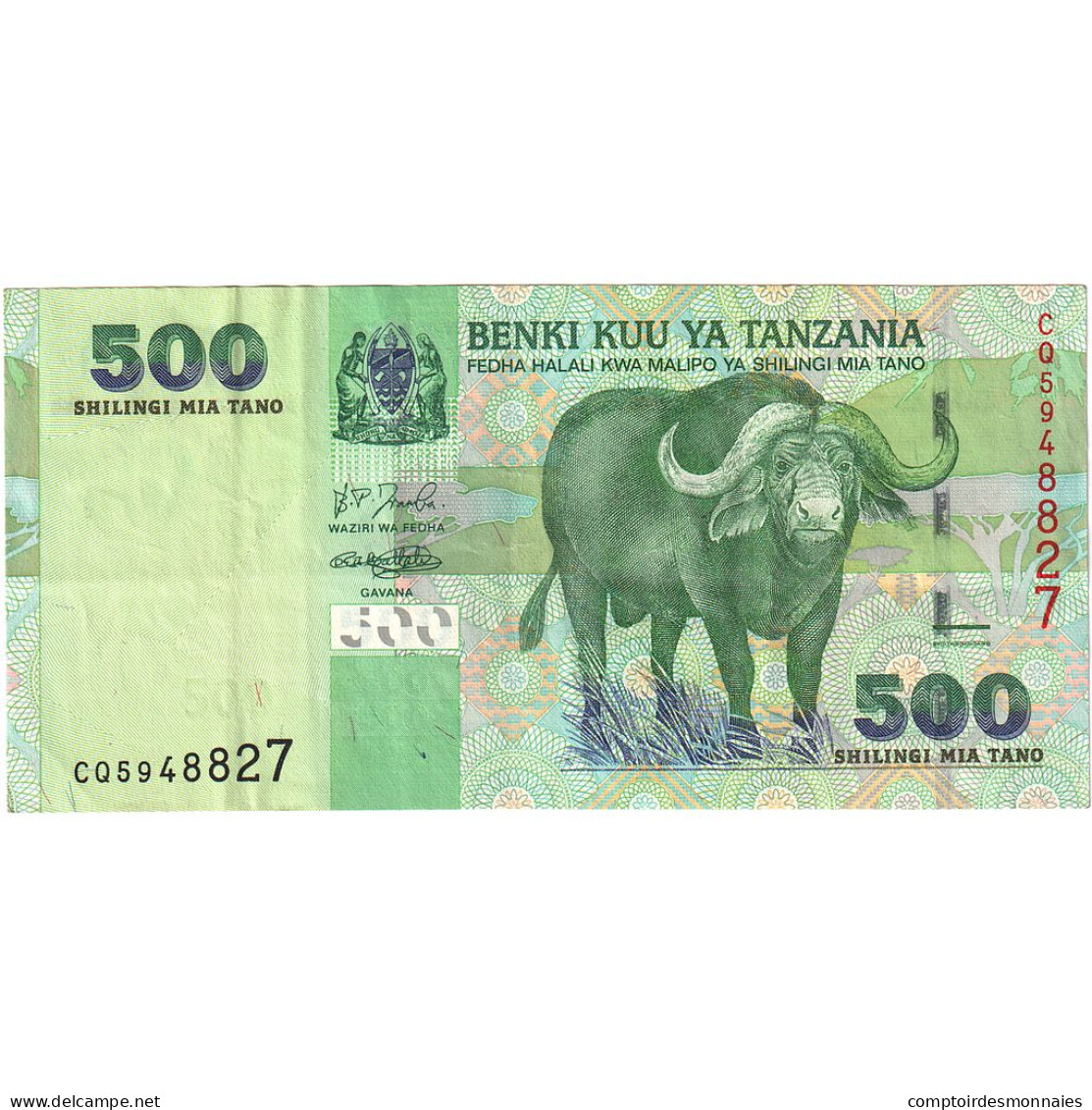 Billet, Tanzanie, 500 Shilingi, Undated (2003), KM:35, SUP - Tanzanie