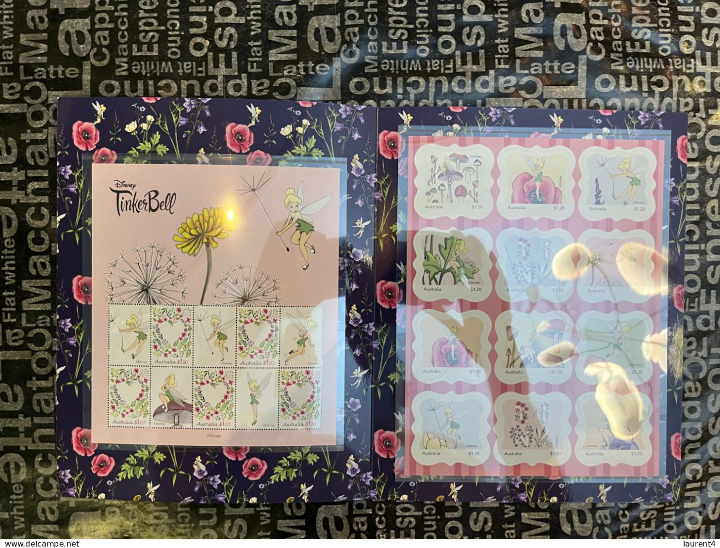 (folder 15-3-2024) Australia Post - Disney Tinker Bell - Presentation Pack With 12 Mint Stamps Sheetlet + Mini-sheet - Presentation Packs