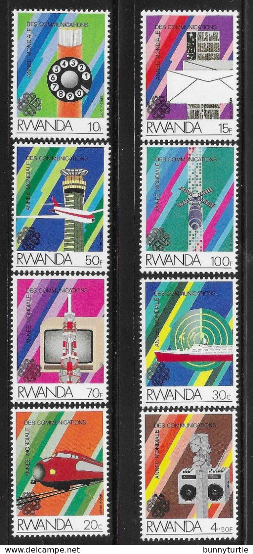 Rwanda 1984 World Communications Year MNH - Ungebraucht