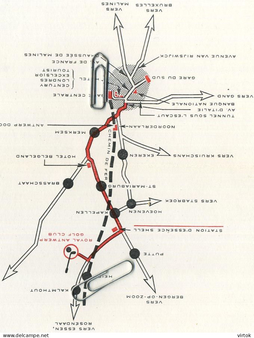 GOLF : Royal Antwerp Golf Club  Kapellenbos  (  Zie Scans ) - Golf