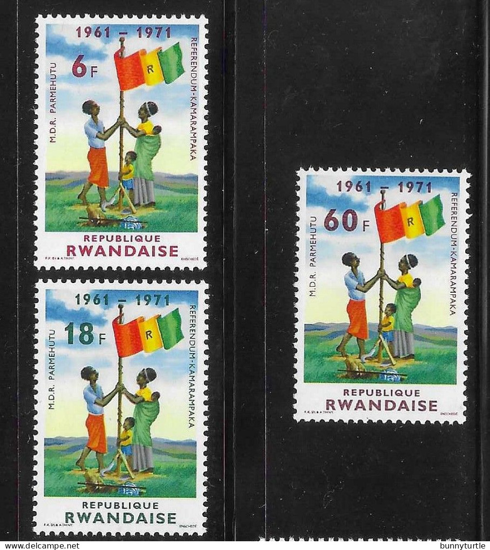 Rwanda 1972 Referendum Republic Flag MNH - Ungebraucht