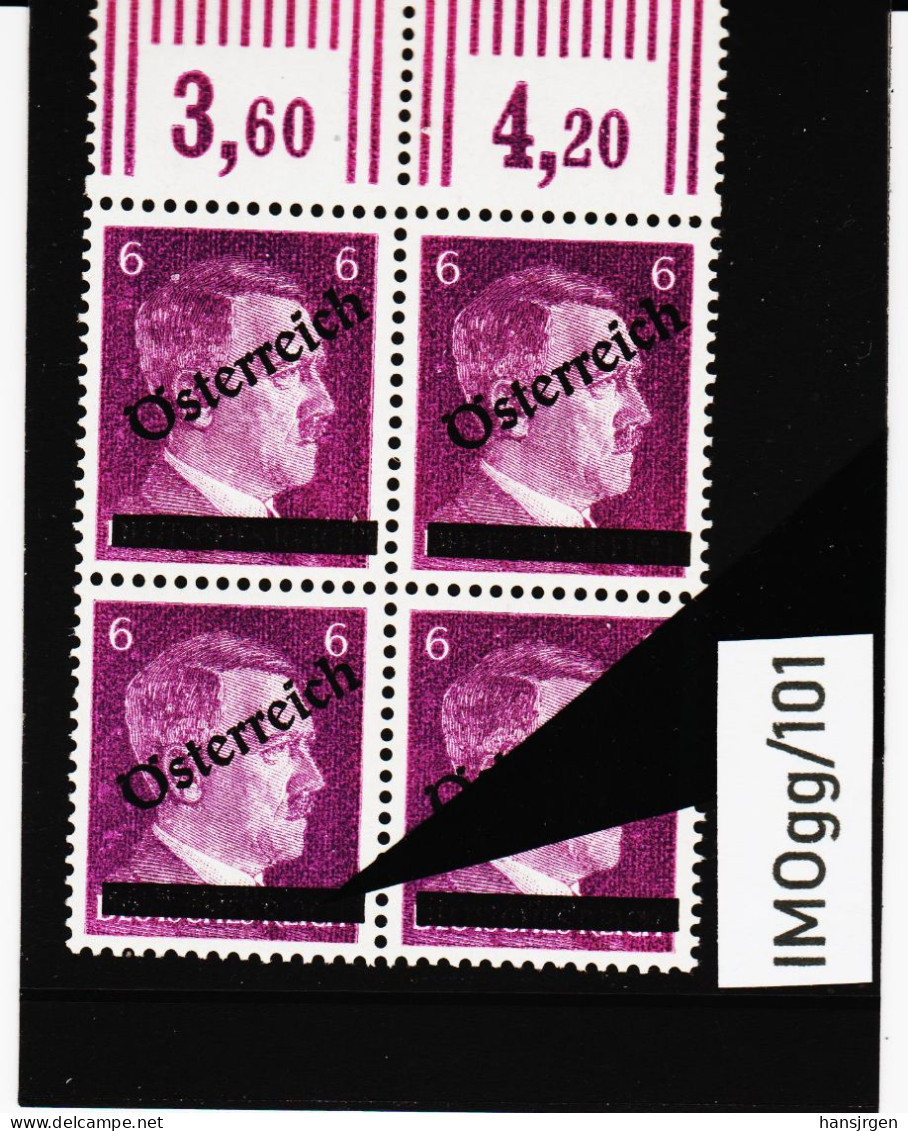 IMOgg/101 ÖSTERREICH 1945  Michl 661 PLATTENFEHLER   " AUFDRUCK VERSCHOBEN Im VB "   ** Postfrisch Siehe ABBILDUNG - Errores & Curiosidades