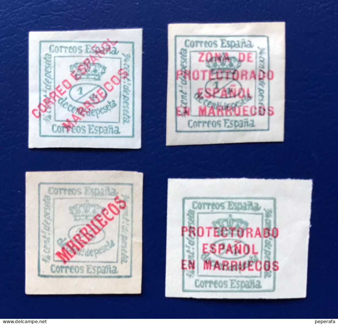 Spain, Spagne, España, Marruecos Español, COLECCIÓN, COLLECTION, Timbres Anciens (LOT 8) - Spanisch-Marokko