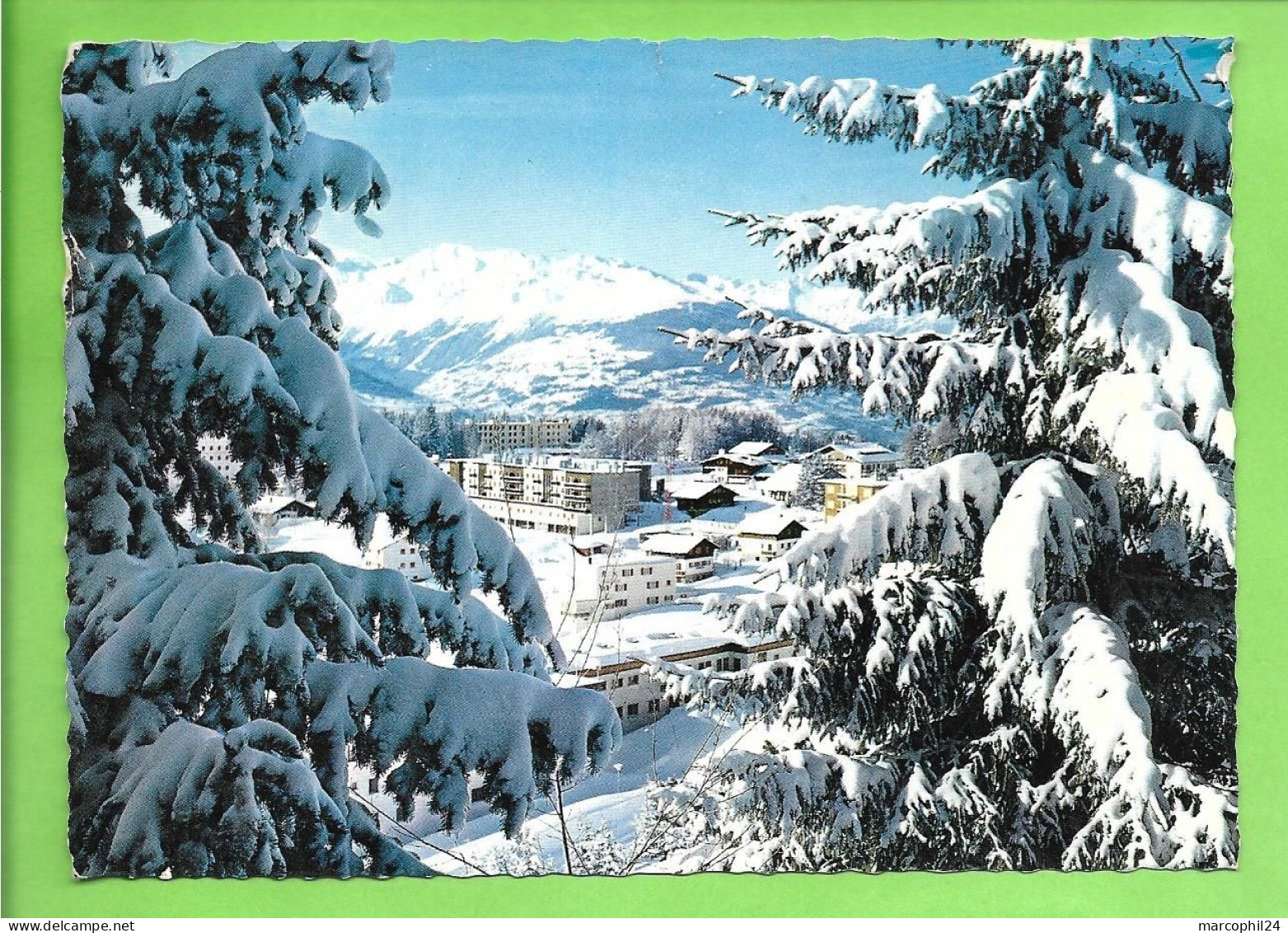 SUISSE + Paysage D'hiver à CRANS SUR SIERRE - VS + 1968 + 9039 Photoglob-Wehrli SA +Flamme Poste Aérienne Rapide Et Sûre - Crans-Montana