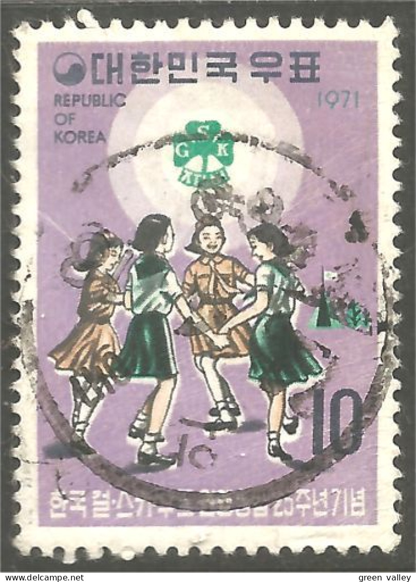 550 Korea 1971 Scouts Girl Guides (KOS-347) - Andere & Zonder Classificatie