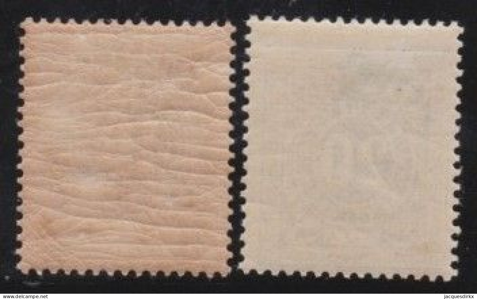 Belgie  .   OBP    .    TX  1/2 (2 Scans)    .   *      .   Ongebruikt Met Gom     .   /   .   Neuf Avec Gomme - Stamps