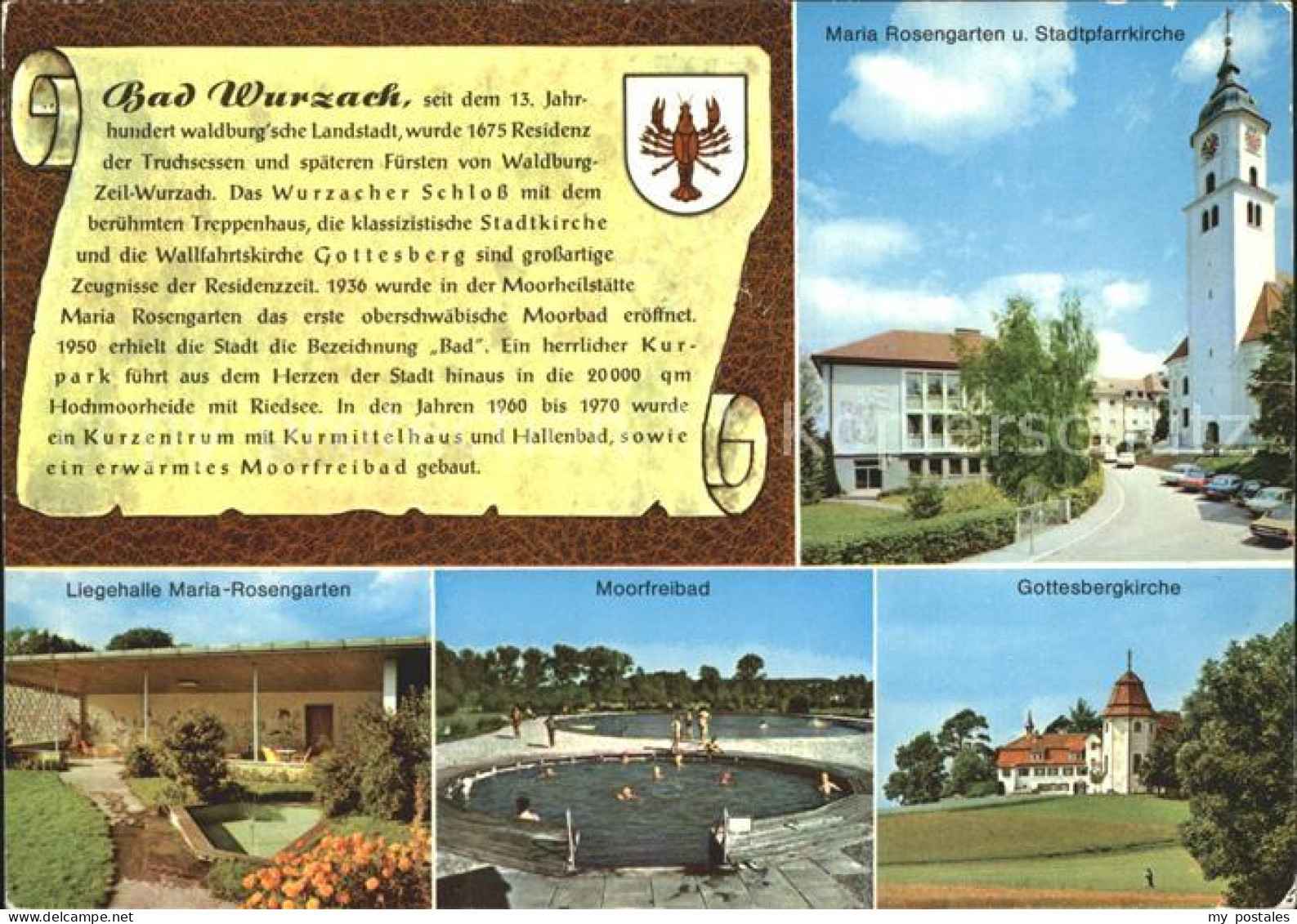 72253654 Bad Wurzach Maria Rosengarten Kirche Gottesberg Moorfreibad Liegehalle  - Bad Wurzach