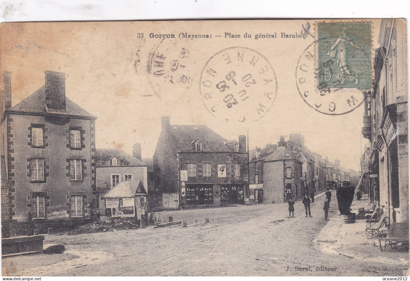 [53] Mayenne . Gorron. Place Du Général Barabé - Gorron