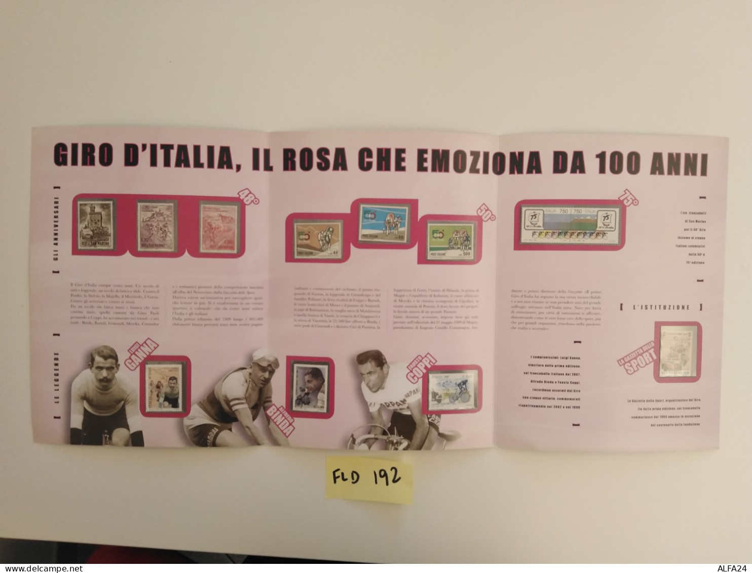 FOLDER GIRO D'ITALIA (FLD192 - Presentatiepakket