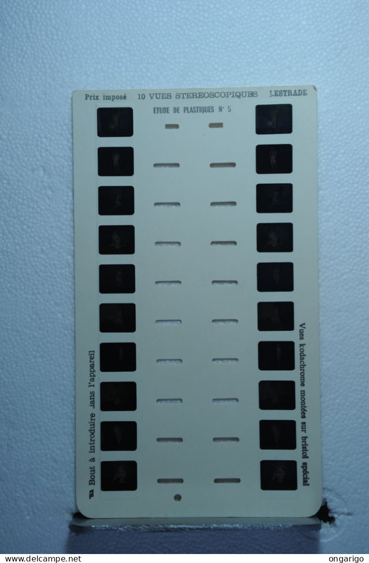 LESTRADE :   ETUDE DE PLASTIQUES    N°5 - Stereoscoopen