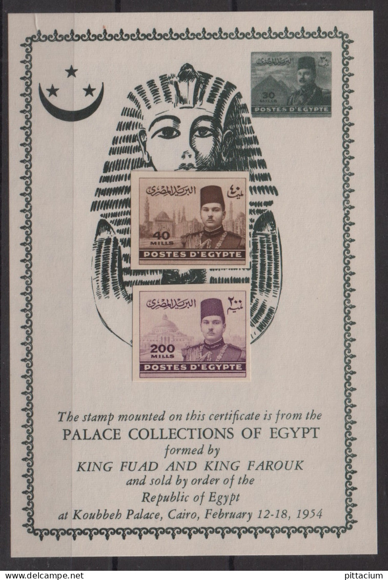 Ägypten 1923:  MichelNr.: 254 Und 257, Ungebraucht | Ägypten, Faruk, Palace Collection - Neufs