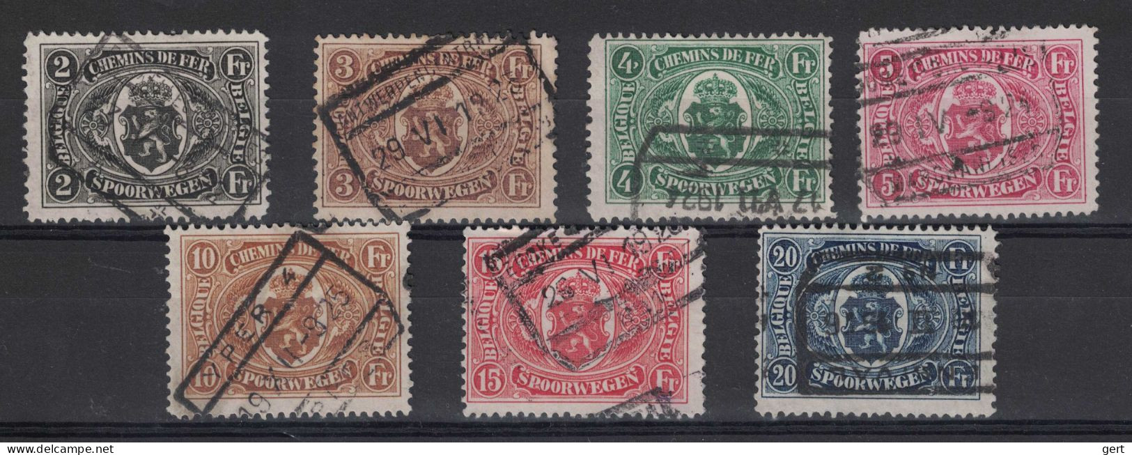 OBP / COB N° CF SP 128 - 134 O / Gestempeld / Oblitéré / Used - Oblitérés