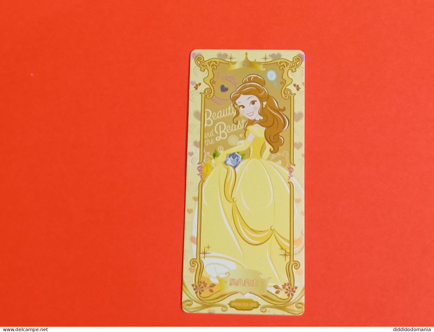 1 Trading Card Officielle 56 X 128 Mm Neuve Sortie Des Booster Carte Disney Princesse Sr N° 23 Belle - Disney