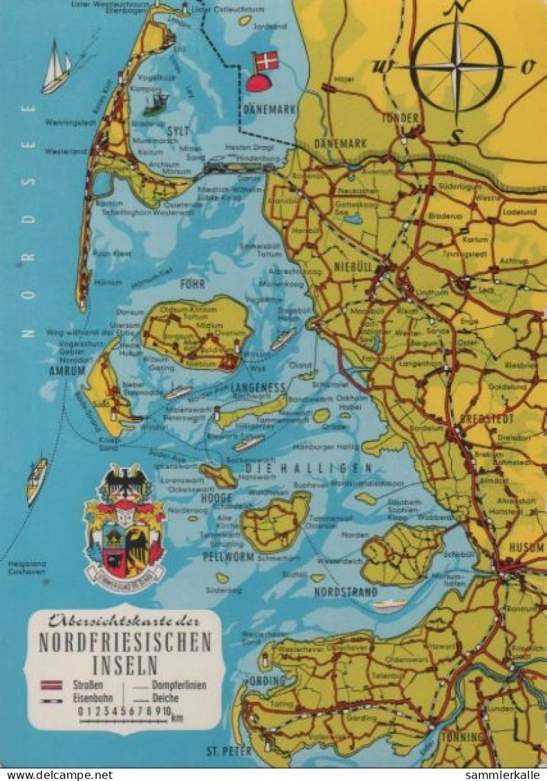 37468 - Nordfriesland - Nordfriesische Inseln - Ca. 1980 - Nordfriesland
