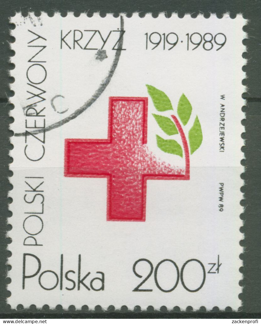 Polen 1989 Rotes Kreuz 3230 Gestempelt - Oblitérés