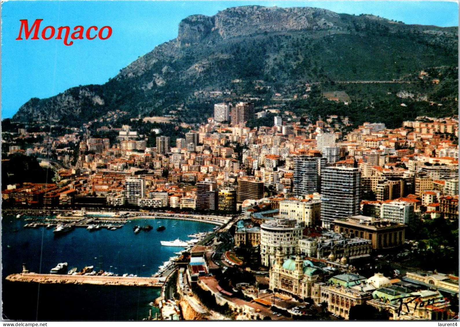 17-3-2024 (3 Y 16)  Monaco (posted To France - With French Stamp)  1996 - Harbor