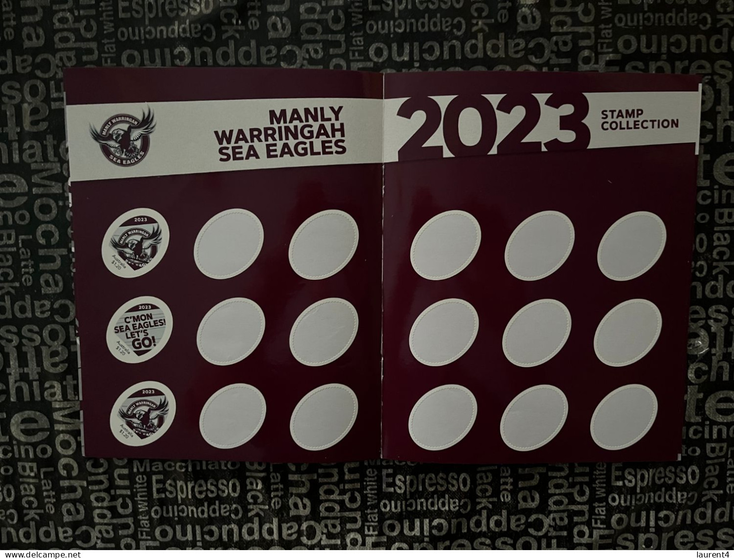 (folder 17-3-2024) Australia Post - Football Manly Sea Eagles - Presentation Pack (3 Mint Stamps) + 1 Cover - Presentation Packs