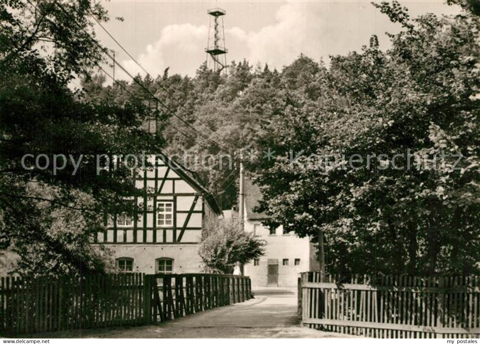 73566935 Schmoelln Thueringen Blick Zum Aussichtsturm Schmoelln Thueringen - Schmoelln