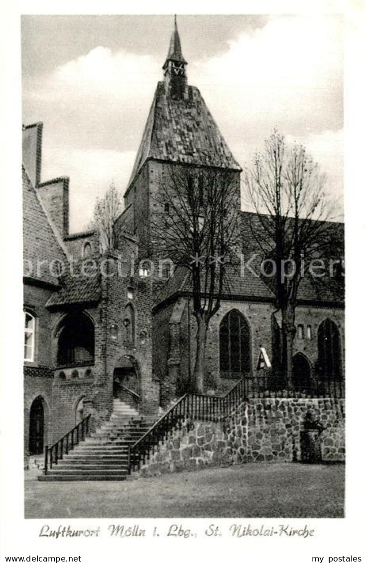 73566207 Moelln Lauenburg Nikolai Kirche Moelln Lauenburg - Mölln