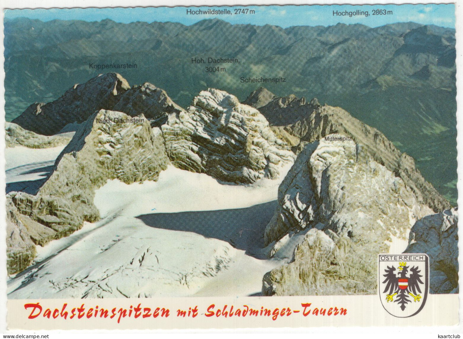 Dachsteinspitzen Mit Schladminger-Tauern - (Österreich/Austria) - Schladming