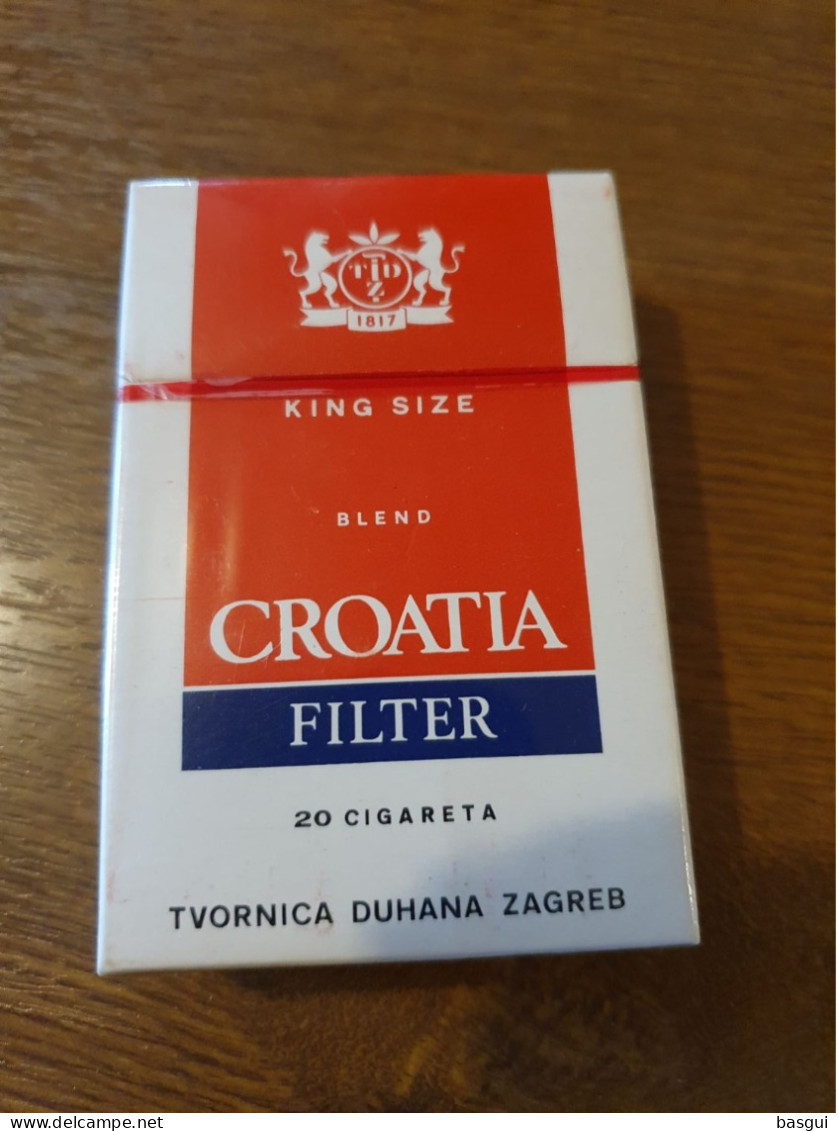 Ancien Paquet De Cigarettes Pour Collection Croatia Intact - Other & Unclassified