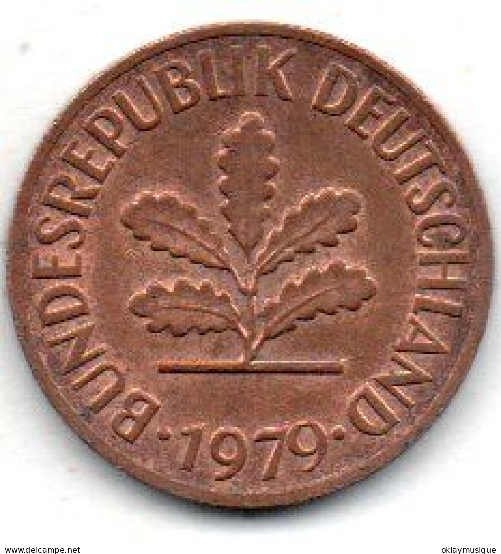 2 Pfennig 1979F - 2 Pfennig