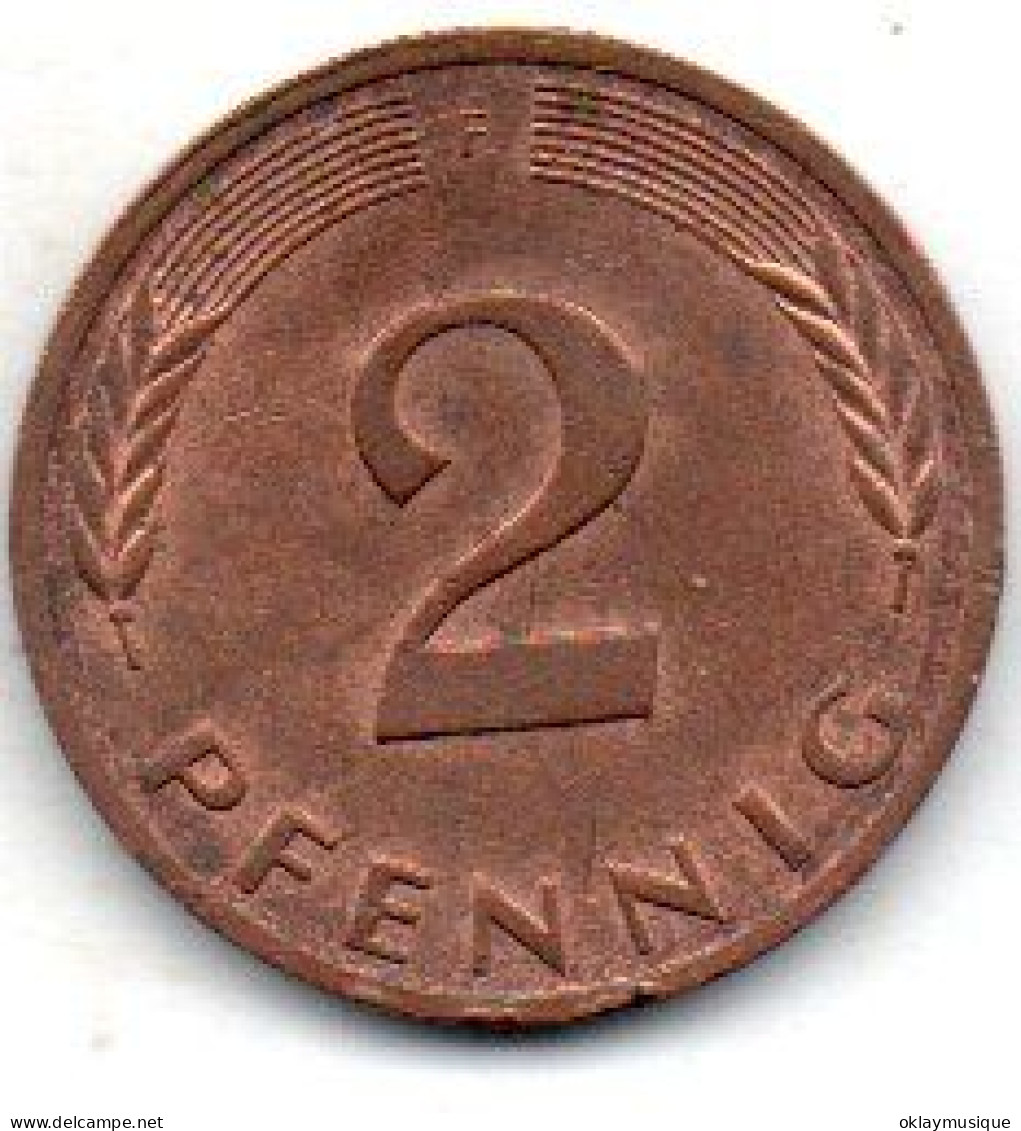 2 Pfennig 1979F - 2 Pfennig