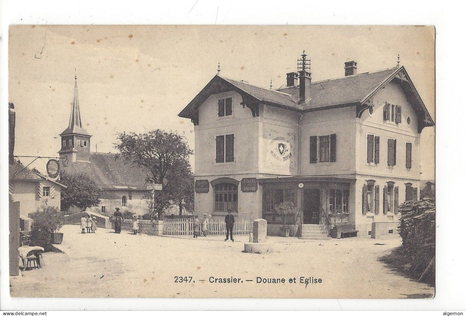 32108 - Crassier Douane Et Eglise - Crassier