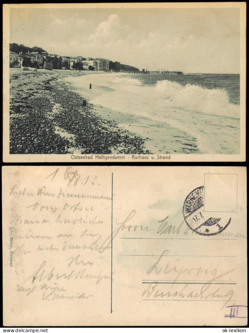 Ansichtskarte Heiligendamm-Bad Doberan Strand, Villen 1917 - Heiligendamm