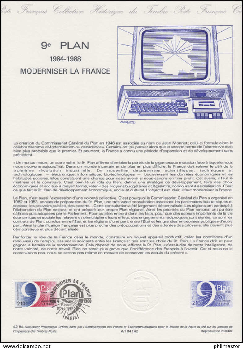Collection Historique: Modernisierung Moderniser La France 1984-1988, 8.12.1984 - Computers