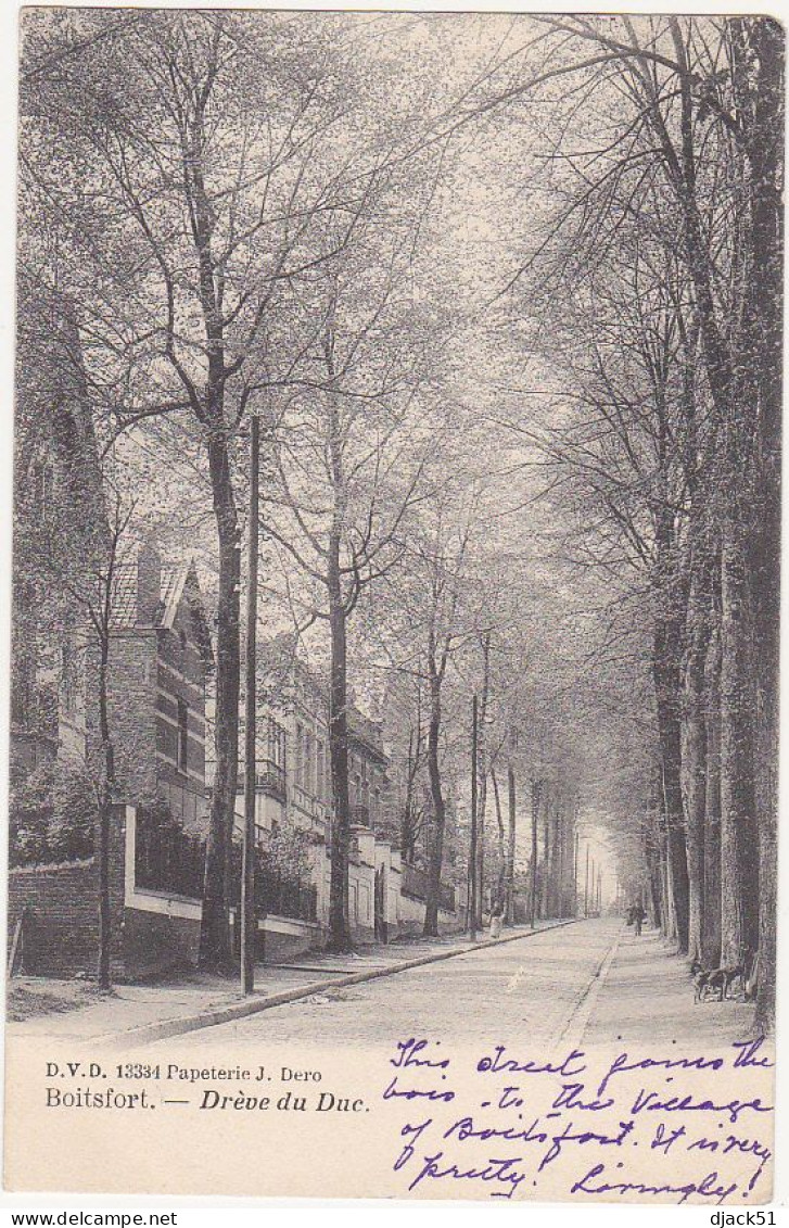 Belgique / Boitsfort - Drève Du Duc - 1910 - Unclassified