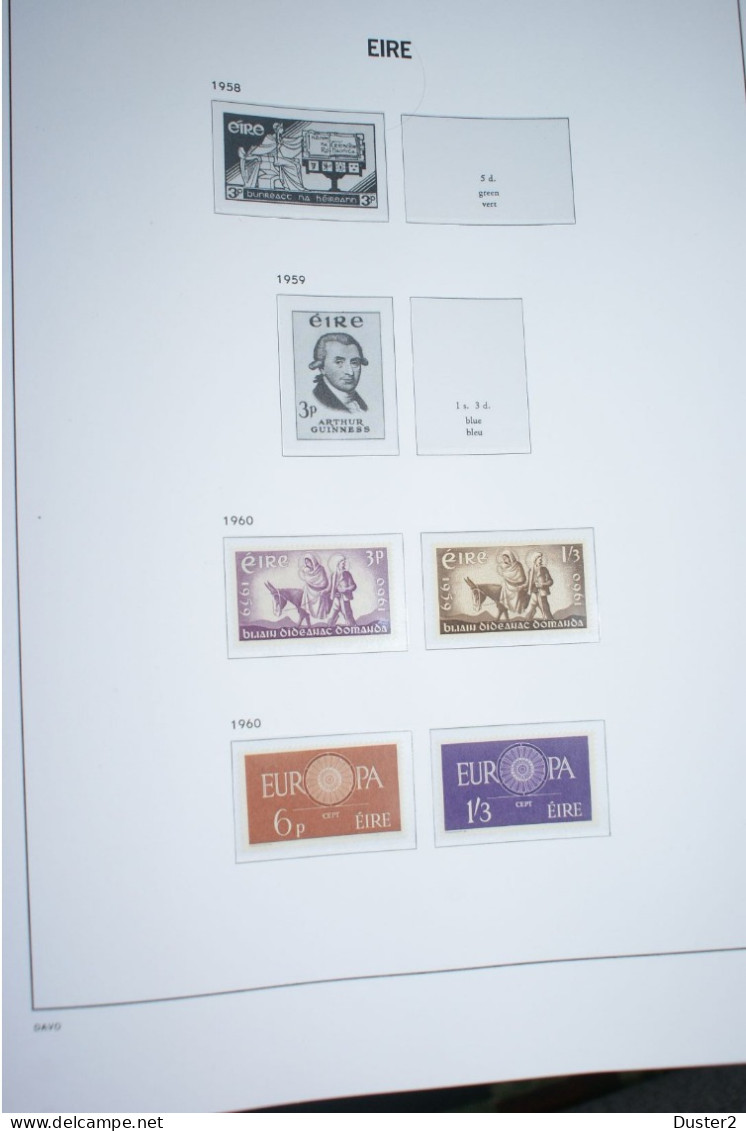 Album DAVO Eire I - Unused Stamps