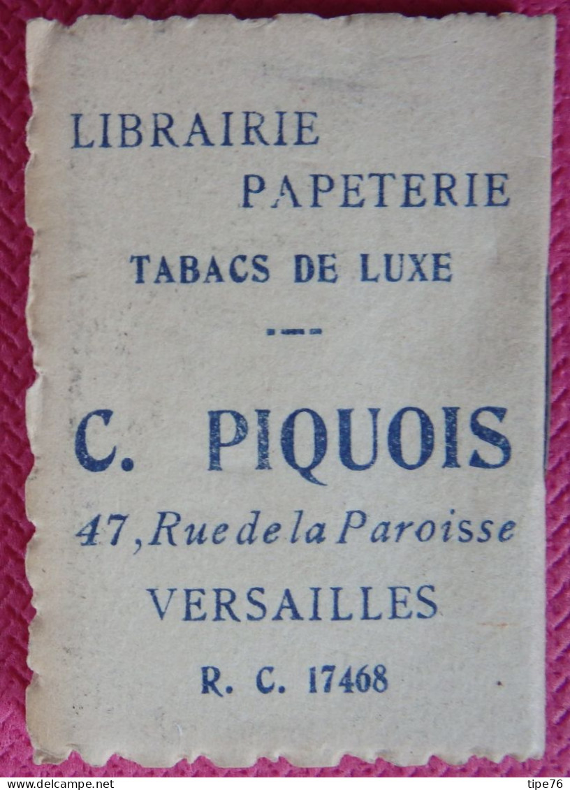 Mini Petit Calendrier De Poche 1936 Trianon Le Colombier  Librairie Piquois Versailles Rue De La Paroisse Yvelines - Small : 1921-40