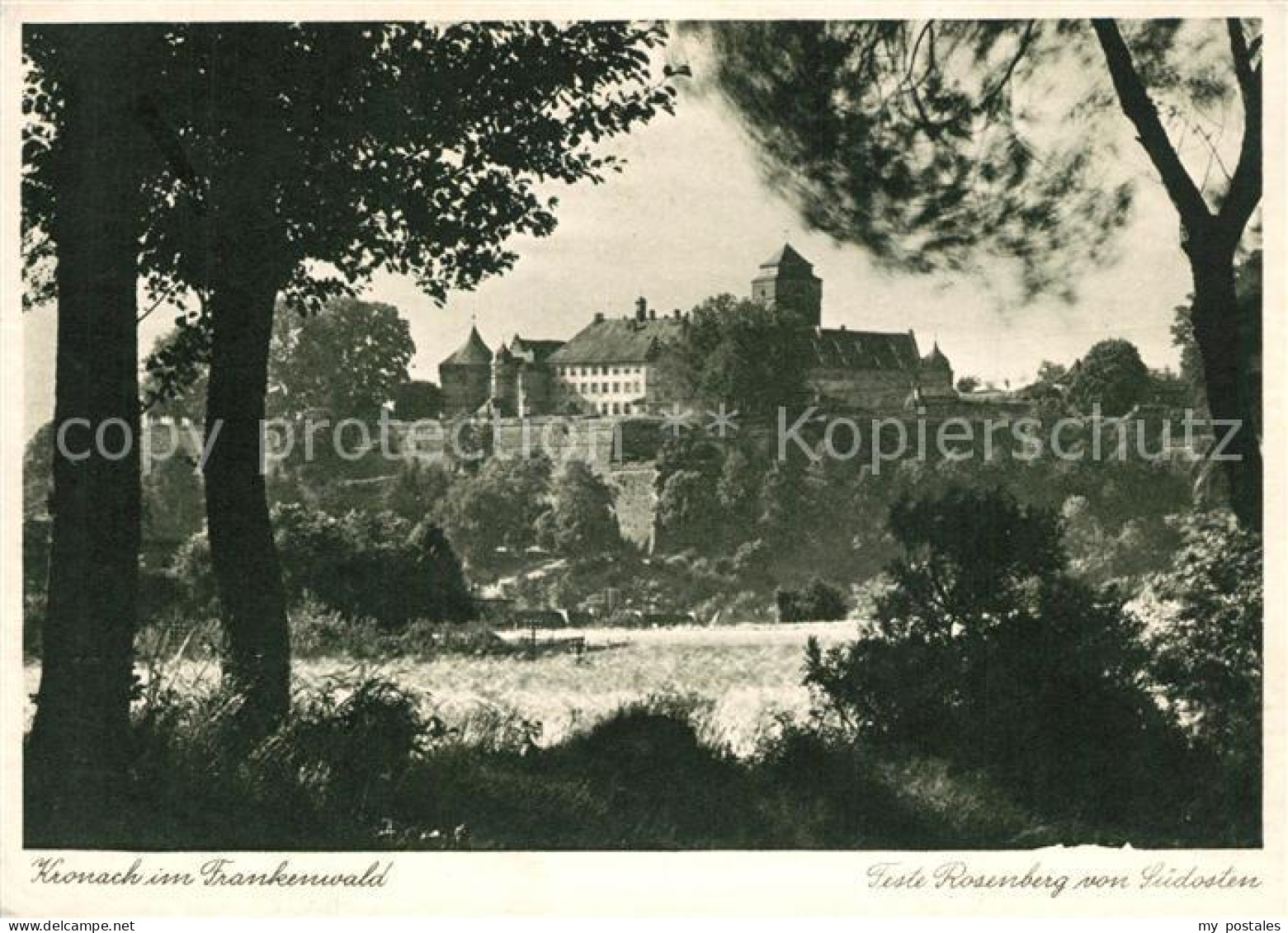 73558219 Kronach Oberfranken Feste Rosenberg Von Suedosten Kronach Oberfranken - Kronach