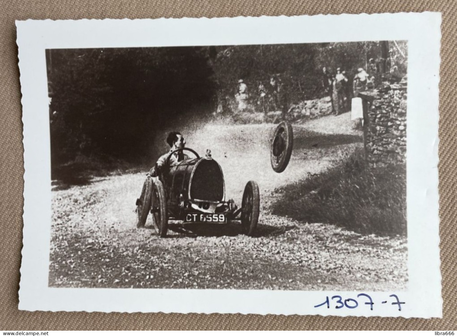 1924 - Caerphilly Hill Climb - Bugatti - 14 X 10 Cm (REPRO PHOTO!  Zie Beschrijving, Voir Description, See Description)! - Sport