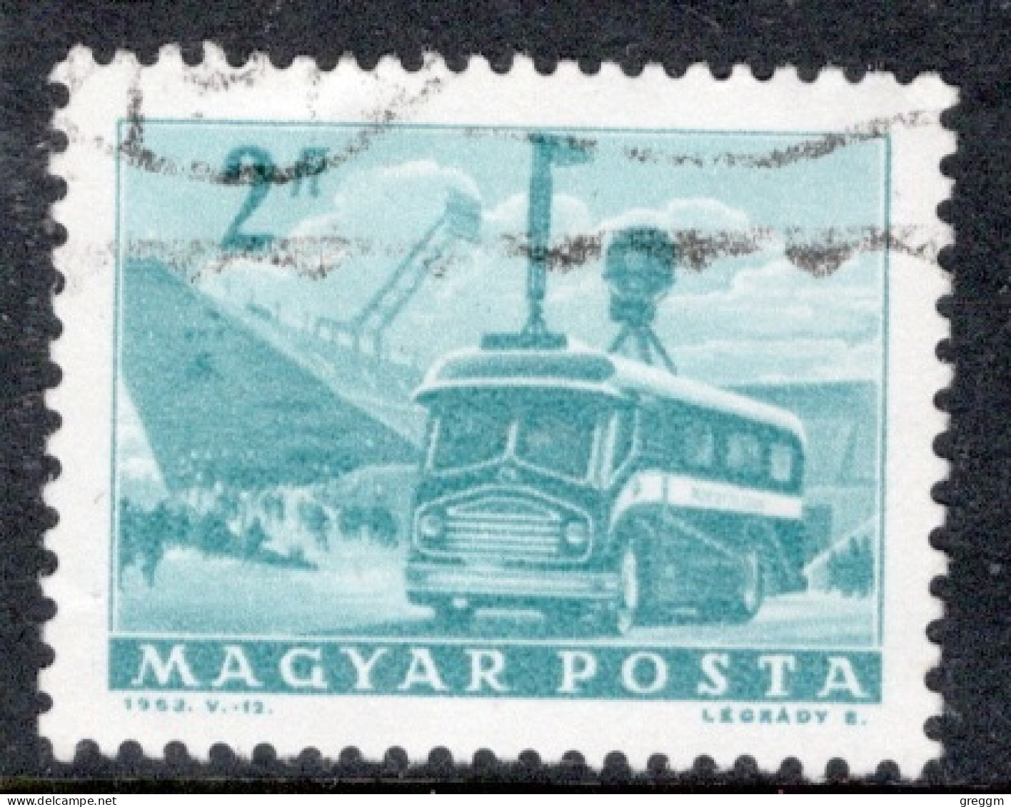 Hungary 1963 Single Stamp Celebrating Means Of Transport In Fine Used - Gebraucht