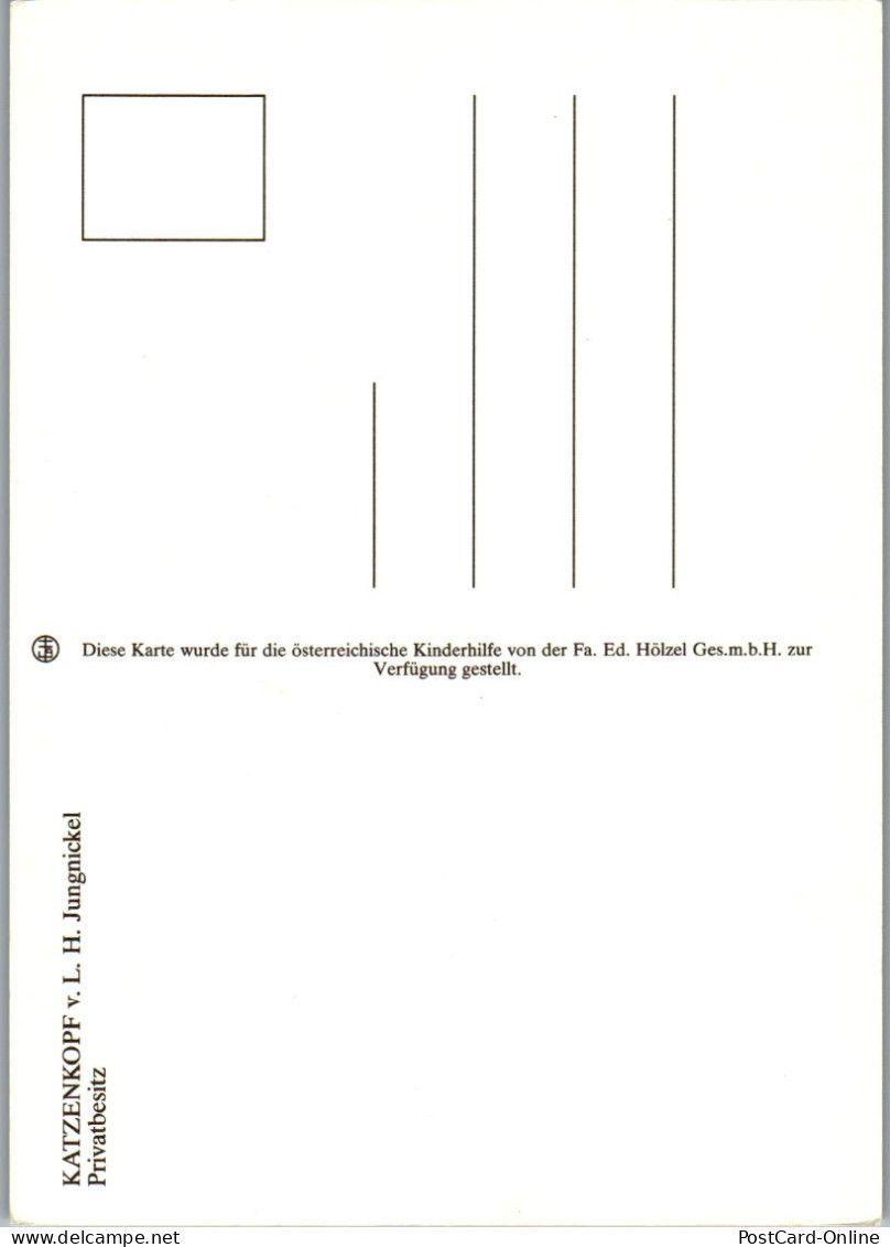 49160 - Künstlerkarte - L. H. Jungnickel , Signiert , Katzenkopf - Nicht Gelaufen  - Jungnickel