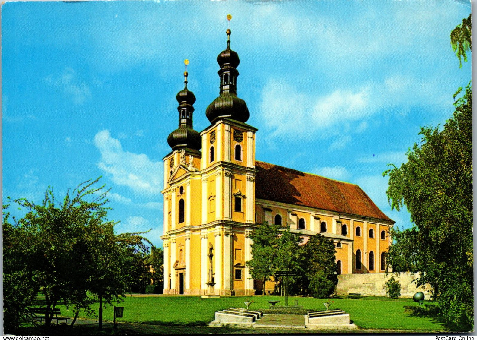 48976 - Burgenland - Frauenkirchen , Wallfahrtskirche - Gelaufen 1984 - Neusiedlerseeorte