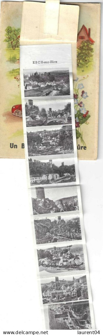 ESCH SUR ALZETTE. UN BONJOUR. CARTE MULTIVUES. 10 VUES. - Esch-sur-Alzette